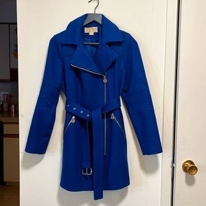 Michael Kors Blue Winter Coat